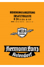 Hela D24 D215 D117 Betriebsanleitung Ersatzteilkatalog