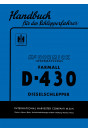 IHC Farmall D-430 Betriebsanleitung