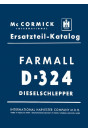 IHC Farmall D-324 Dieselschlepper Ersatzteilkatalog