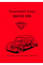 Maico 500 Kleinwagen Ersatzteilliste