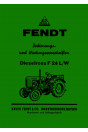 Fendt Dieselross F24 L/W Betriebsanleitung
