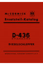 IHC D-436 Standard Ersatzteilkatalog
