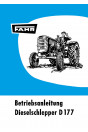 Fahr D177 Diesel-Schlepper Betriebsanleitung