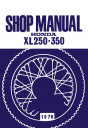Honda XL250 XL350 Shop Manual