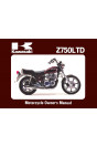 Kawasaki Z 750 LTD, Owner's Manual