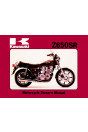 Kawasaki Z650SR Owner's Manual
