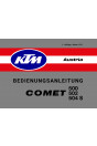 KTM Comet 500, 502, 504 S, Bedienungsanleitung