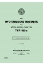 Steyr 180a Hydraulisches Hubwerk Ersatzteilkatalog
