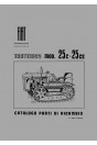 Fiat Trattrice Mod. 25c - 25cs, Catalogo parti di ricambio