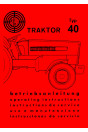 Steyr 40 Traktor Betriebsanleitung