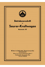 Saurer GF (Österreich), kombinierte Betriebsanleitung und Ersatzteilkatalog