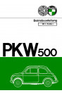 Puch Modell Fiat 500 und 500S Betriebsanleitung