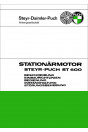 Puch Stationärmotor ST 600, Beschreibung, Einbaurichtlinien, Bedienung, Instandhaltung, Störungsbehebung