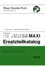 Puch Maxi, 1- und 2-Gang-Automatik, N, E, LS, SL, SE; L 2, S 2, LS-2, SE-2, Rider, Ersatzteilkatalog
