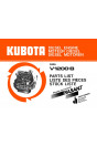 Kubota V1200-B Motor Ersatzteilliste