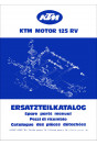 KTM Motorfahrzeugbau Motor 125 RV Ersatzteilkatalog