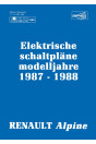 Renault Alpine Elektrische Schaltpläne 1987-1988