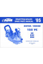 KTM Motorfahrzeugbau 125 VC, SX, ECX, EGS, Ersatzteilkatalog, technische Daten