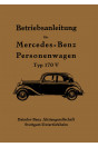 Mercedes Benz PersonenwagenTyp 170V Betriebsanleitung