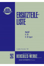 Hercules K50 und K50 Sport, Ersatzteileliste (Fahrgestell)