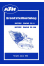Sachs 50 S und 50 SW (z.B. für KTM), Ersatzteilkatalog