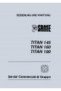 Same Titan 145, 160, 190, 6-Zylinder-Diesel, 145 - 189 Cuna-PS, Bedienungs- und Wartungsanleitung