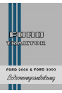 Ford Traktor Typ 2000 und 3000 Betriebsanleitung
