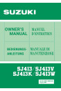 Suzuki SJ413, SJ413V, SJ413K, SJ413W Betriebsanleitung