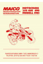 Maico Motocross 250 400 490 Betriebs- und Reparaturanleitung