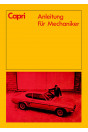 Ford Capri 1300GT 1600/GT Anleitung für Mechaniker