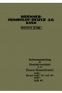 Deutz D7185 Diesel-Motor A4M A6M A8M Betriebsanleitung und Ersatzteilkatalog