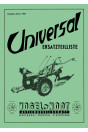 Vogel & Noot Univeral, Balkenmäher, Bodenfräe, Motorhackegge, Wiege, Pflug, Ersatzteilkatalog