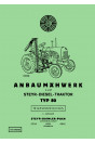 Steyr 80 Traktor Anbaumähwerk Ersatzteilkatalog