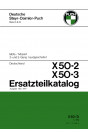 Puch X 50-2, X 50-3, 2- oder 3-Gang handgeschaltet, Ausführung für Deutschland, ab 1979, Ersatzteilkatalog