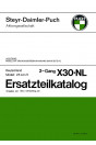 Puch X 30-NL, 2-Gang handgeschaltet, 25 km/h, mit Druckgußrädern, Deutschland, ab 1974, Ersatzteilkatalog