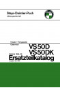 Puch VS 50 D, DK Fahrgestelle Ersatzteilkatalog