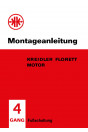 Kreidler Florett, 4-Gang, Reparaturanleitung (nur Motor)