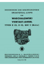 Warchalowski D32, D42, DBC2 Betriebsanleitung und Ersatzteilkatalog