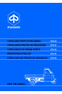 Piaggio Ape TM Diesel, Ersatzteilkatalog