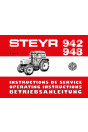 Steyr 942 und 948 Traktor Betriebsanleitung