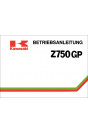 Kawasaki Z750GP Betriebsanleitung