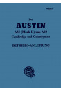 Austin A 55 (Mark II) und A 60 Cambridge und Countryman Betriebsanleitung