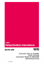 Harley-Davidson Aermacchi  SX175 SX250 Ersatzteilkatalog