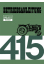 Fiat Traktor 415 Betriebsanleitung