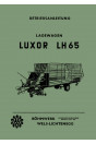 Böhmwerk Luxor LH65 Ladewagen Betriebsanleitung