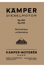 Kämper Dieselmotor Typ 492 und 692 Betriebsanleitung