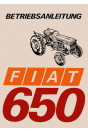 Fiat Traktor 650 Betriebsanleitung