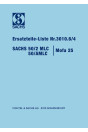SACHS 50/2 MLC, 50/AMLC und Mofa 25 Ersatzteile-Liste