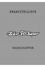 Zetor Super 50 Radschlepper Ersatzteilliste