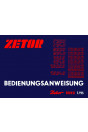 Zetor 7520, 7540, 8520, 8540, 9520, 9540, 10520, 10540 Bedienungsanweisung